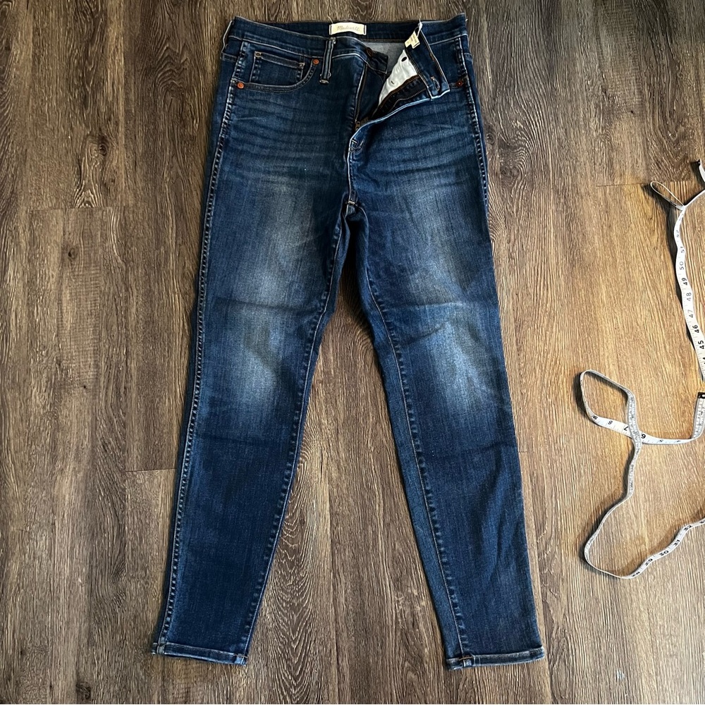 Madewell high rise skinny jeans size 10